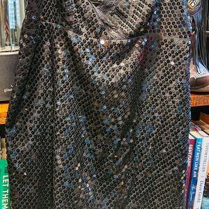 Black Sequin Dress